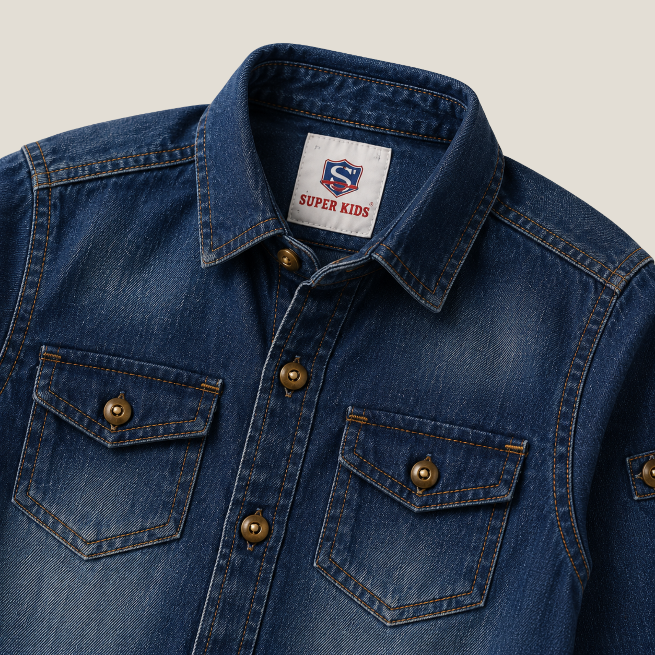 Double Pocket Denim Shirt
