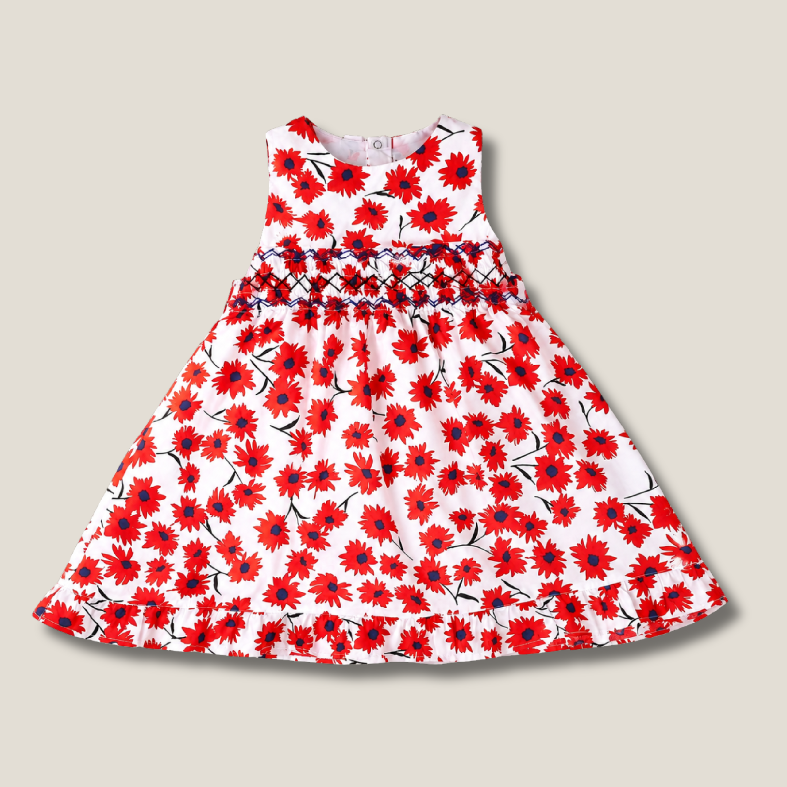 Ruby Blossom Casual Frock