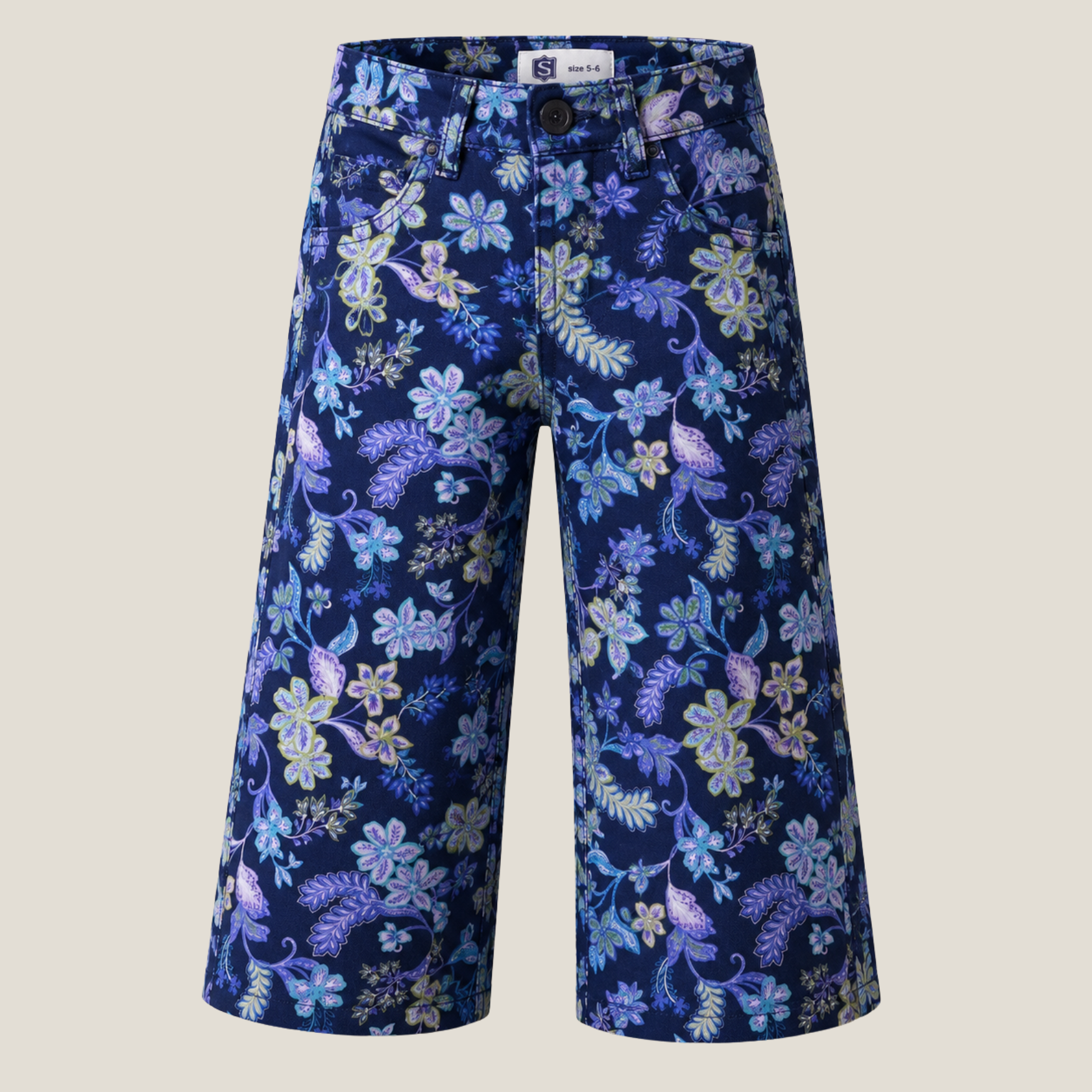 Printed Loose Buttom Pant
