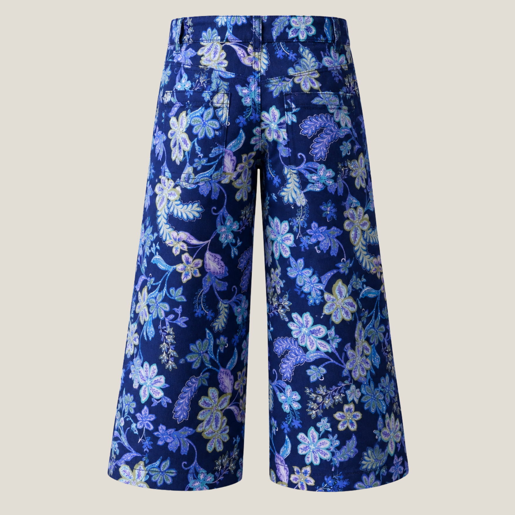 Printed Loose Buttom Pant