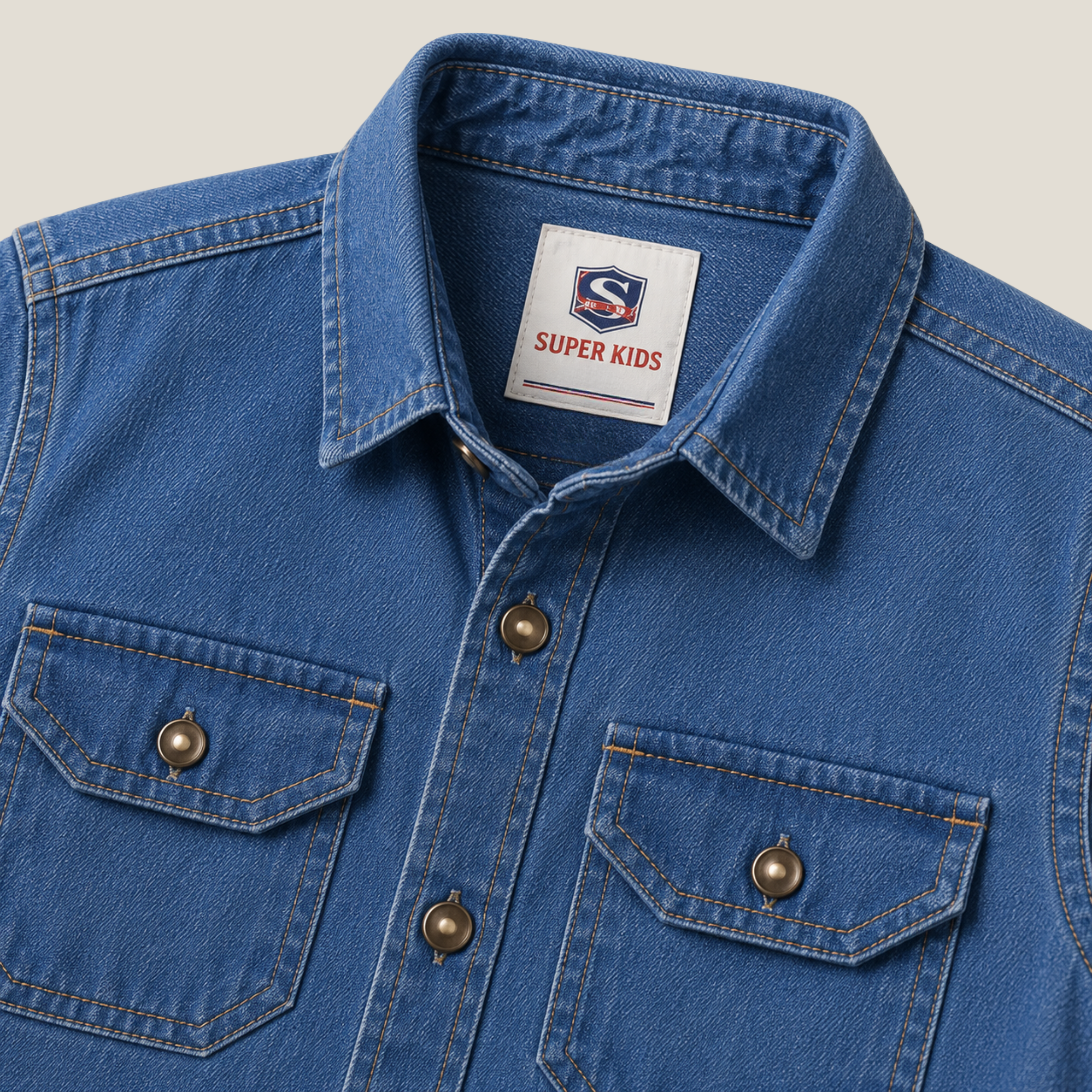 Double Pocket Denim Shirt