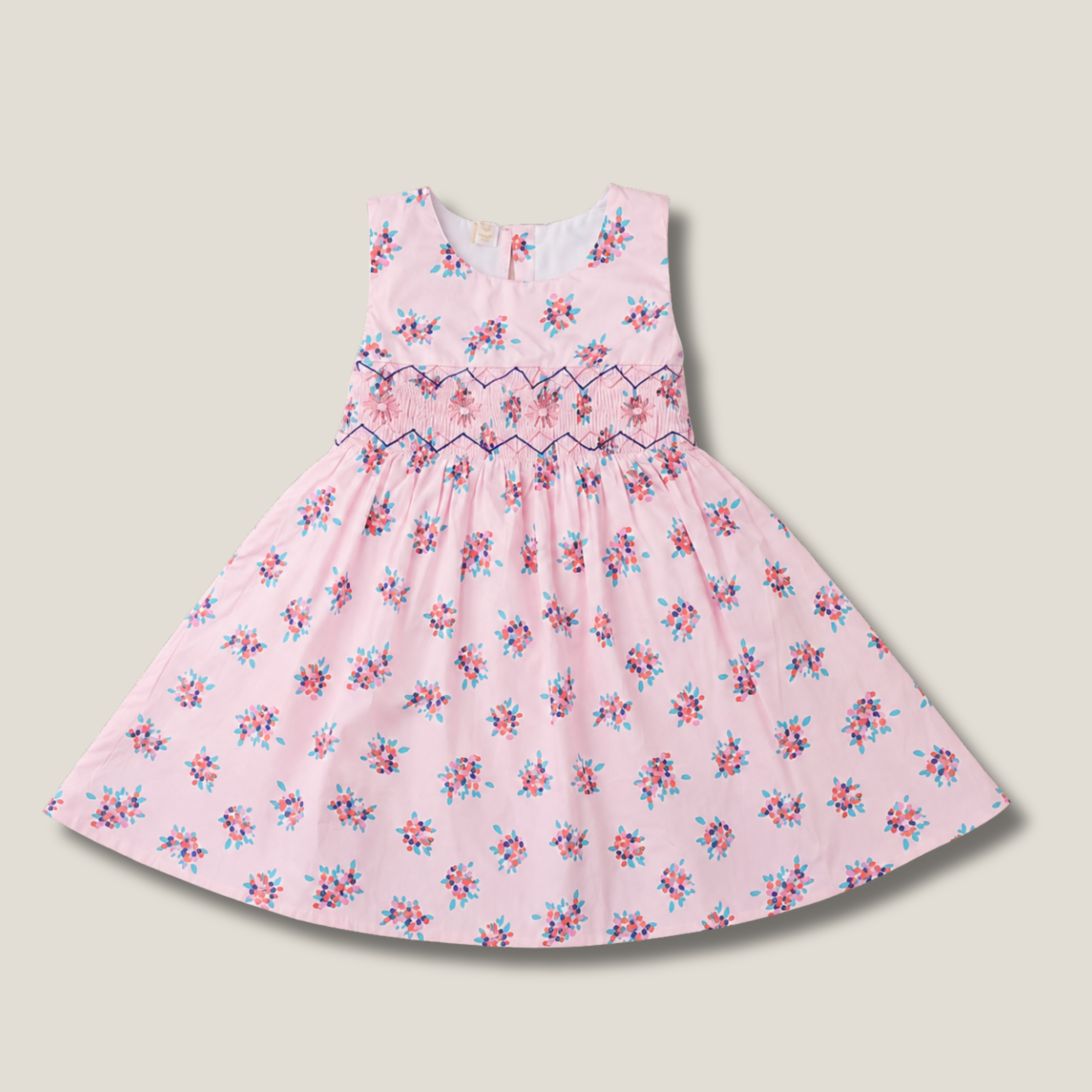 Blush Blossom Casual Frock