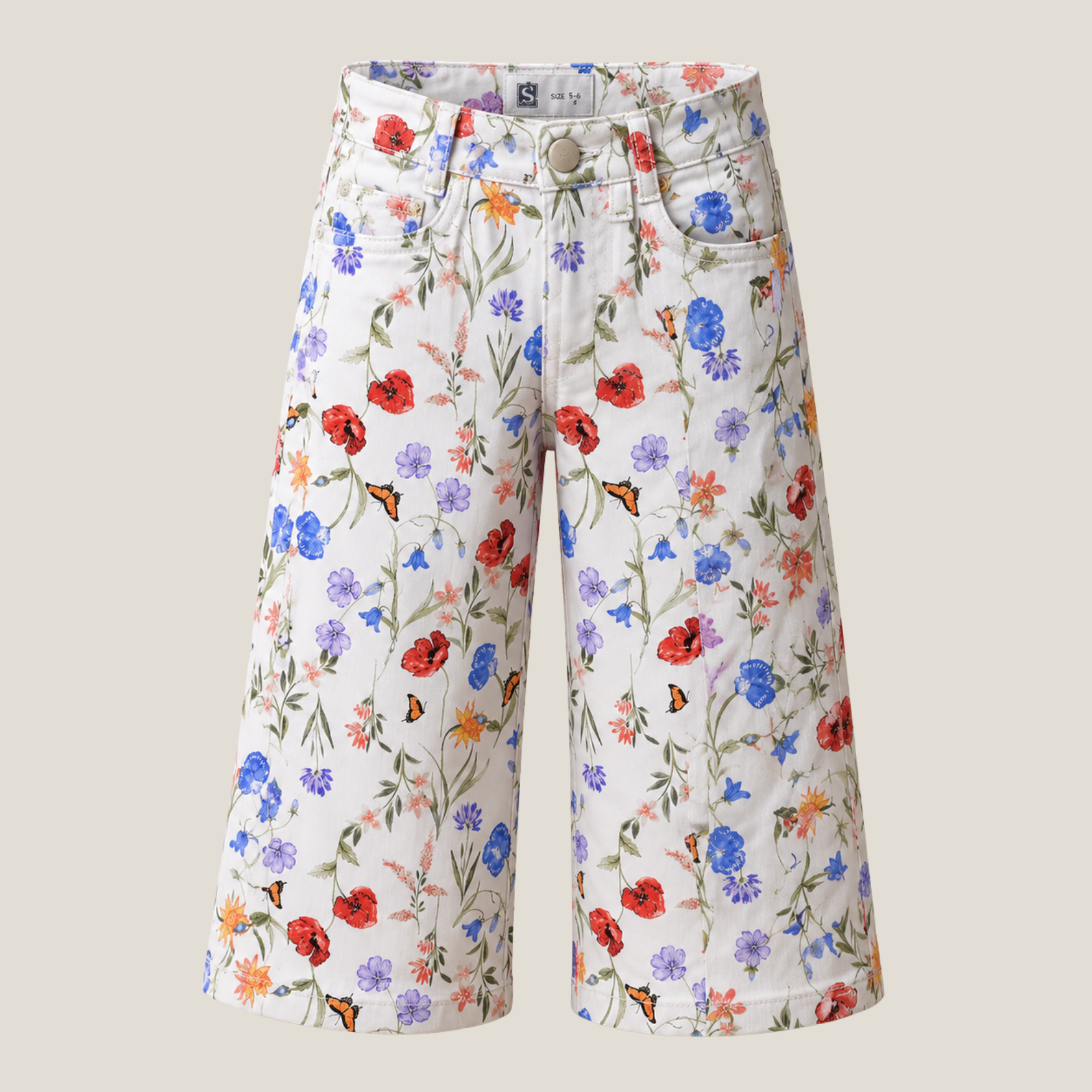 Printed Loose Bottom Pant
