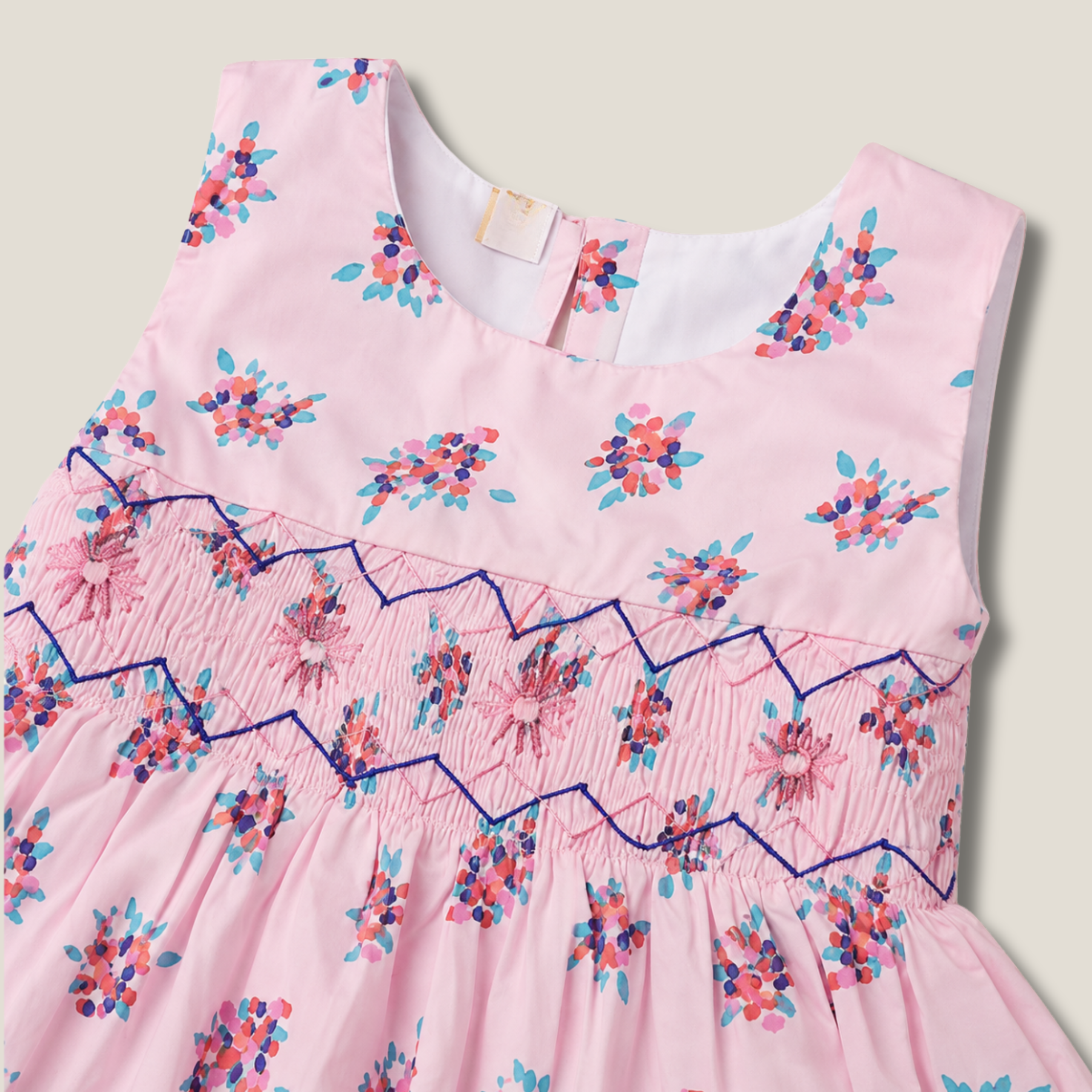 Blush Blossom Casual Frock