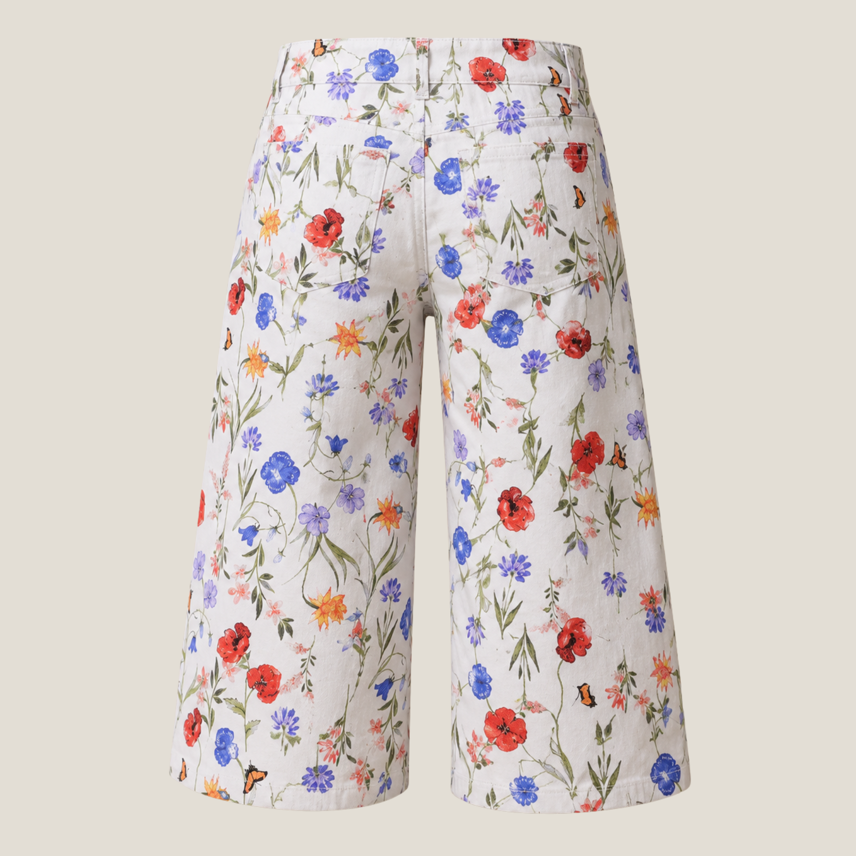 Printed Loose Bottom Pant