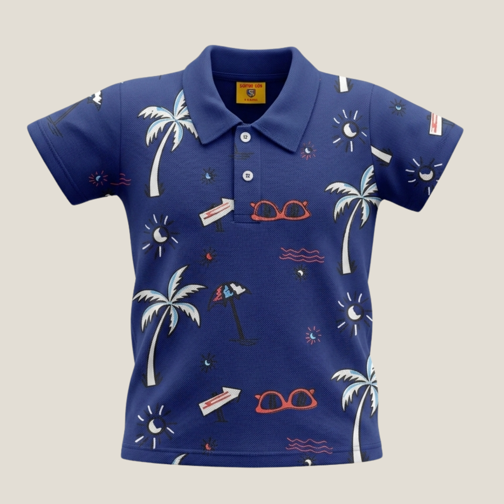 Printed Polo Shirt