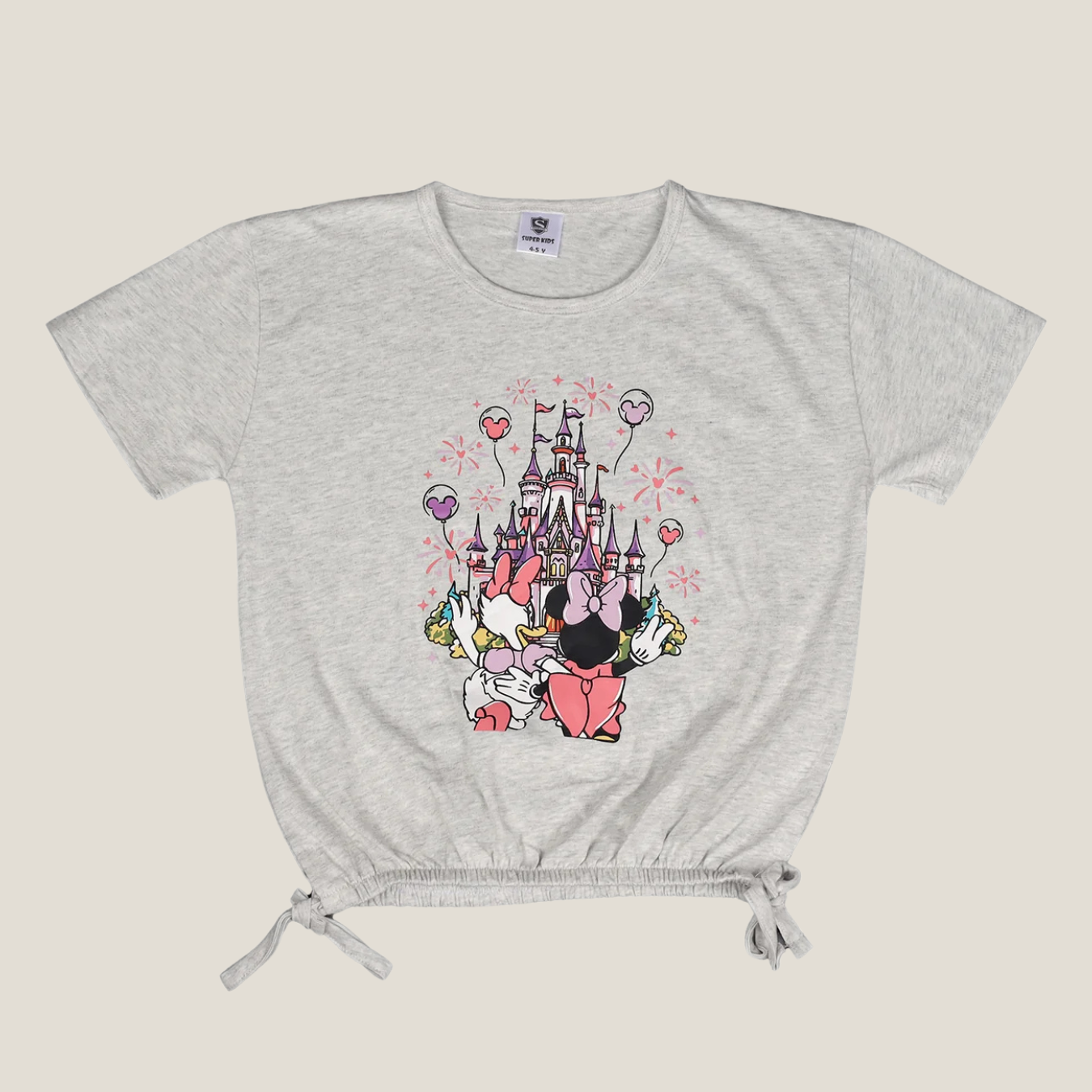 Girl's Printed Crop T-Shirt