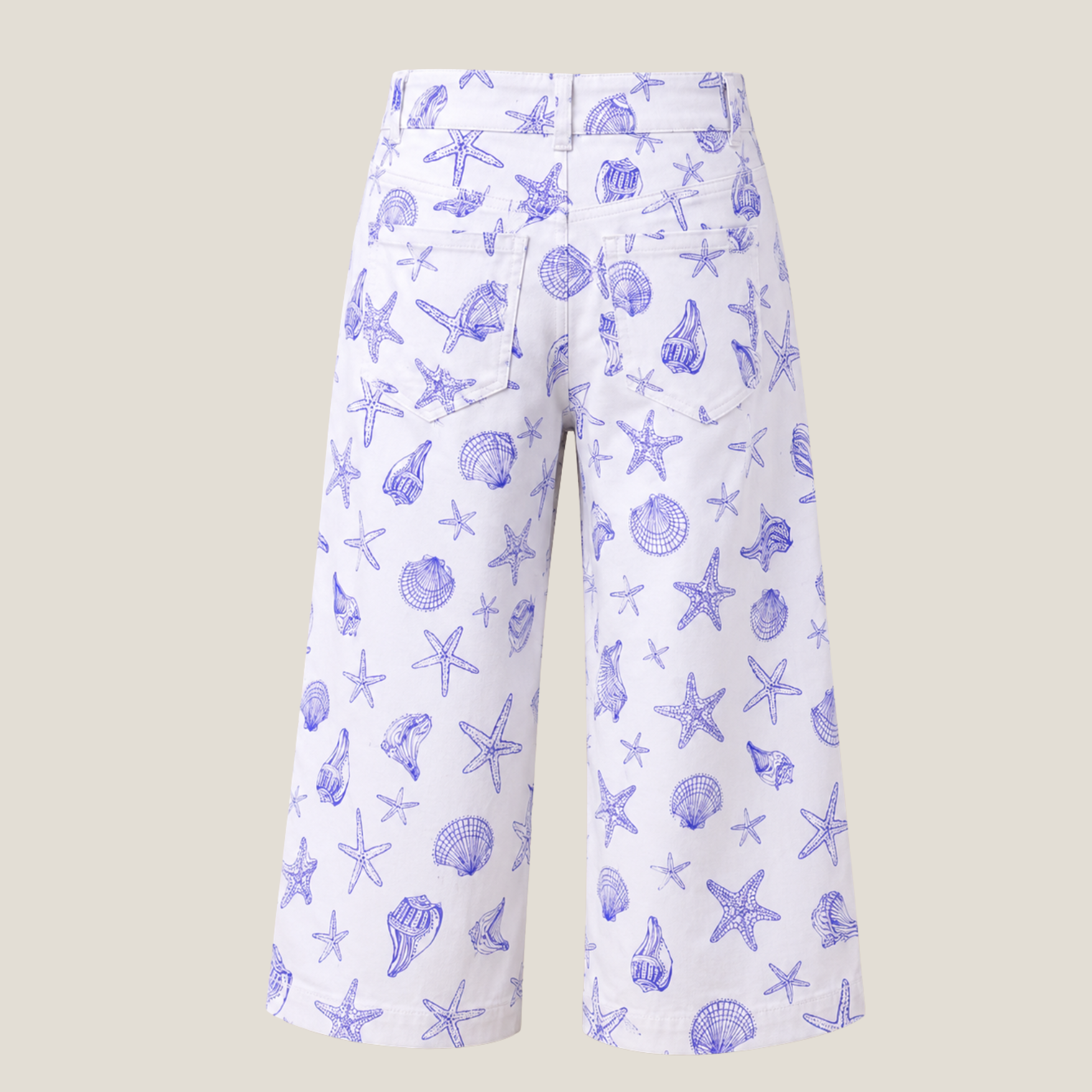 Printed Loose Buttom Pant