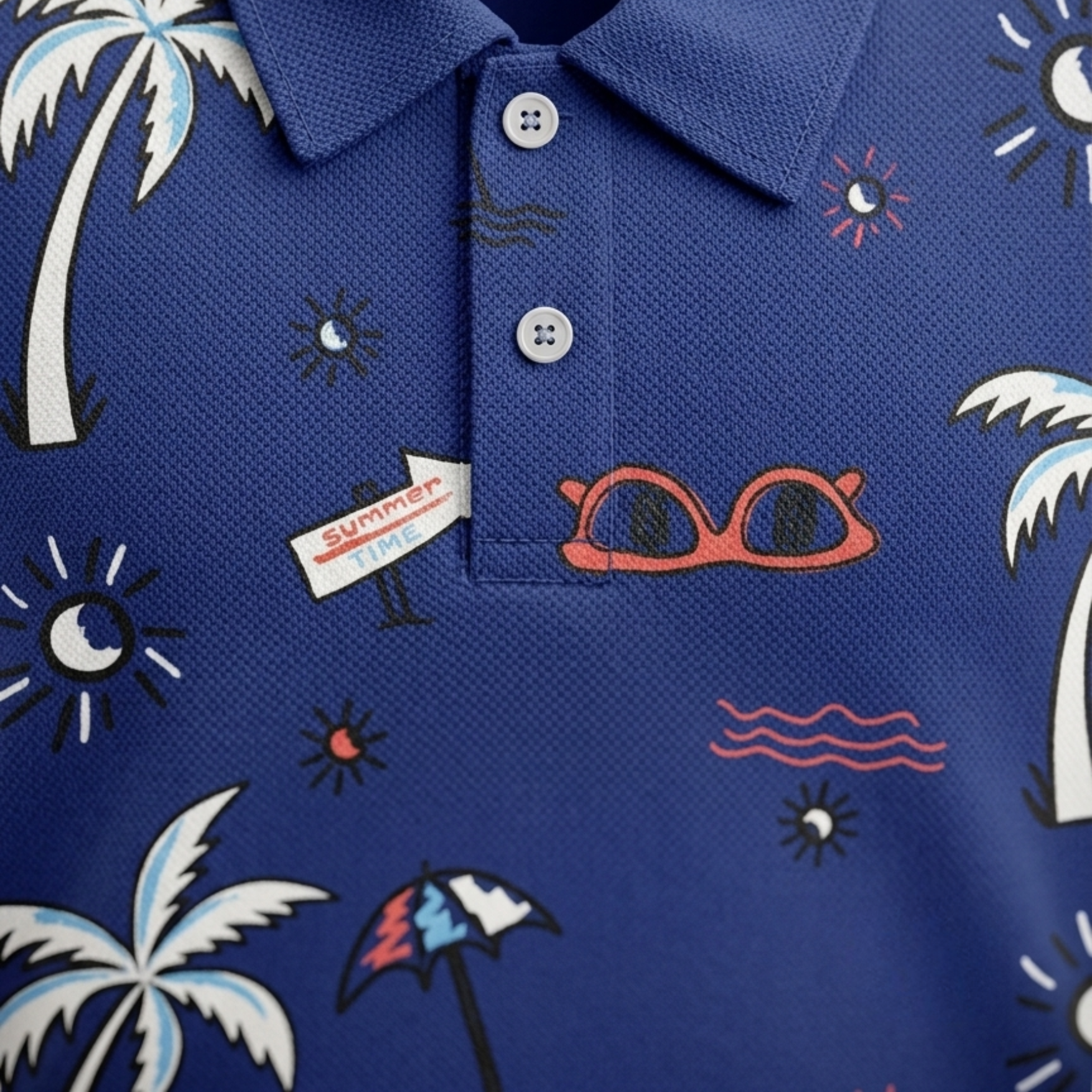 Printed Polo Shirt