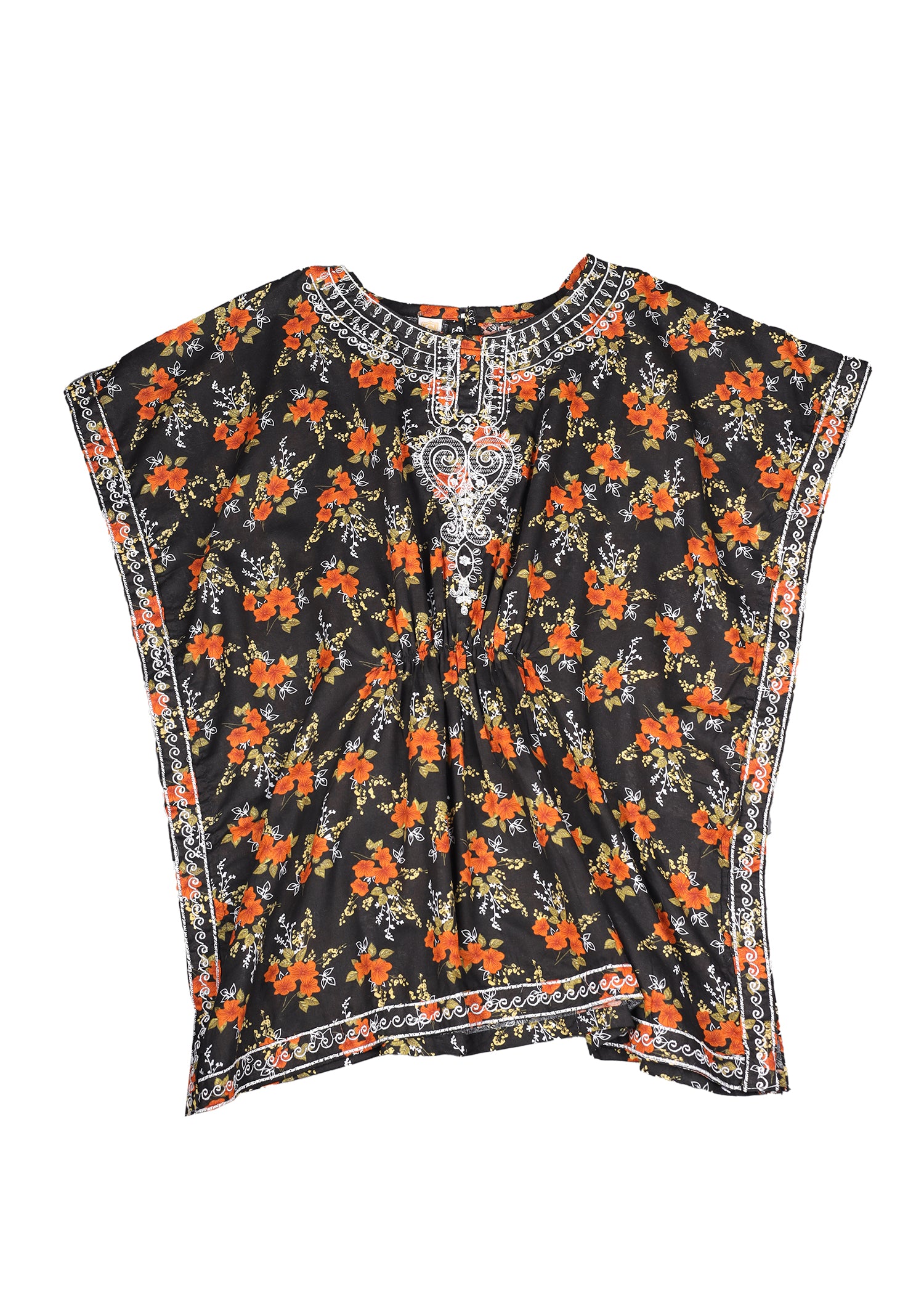 Embroidered Kaftan With Trouser