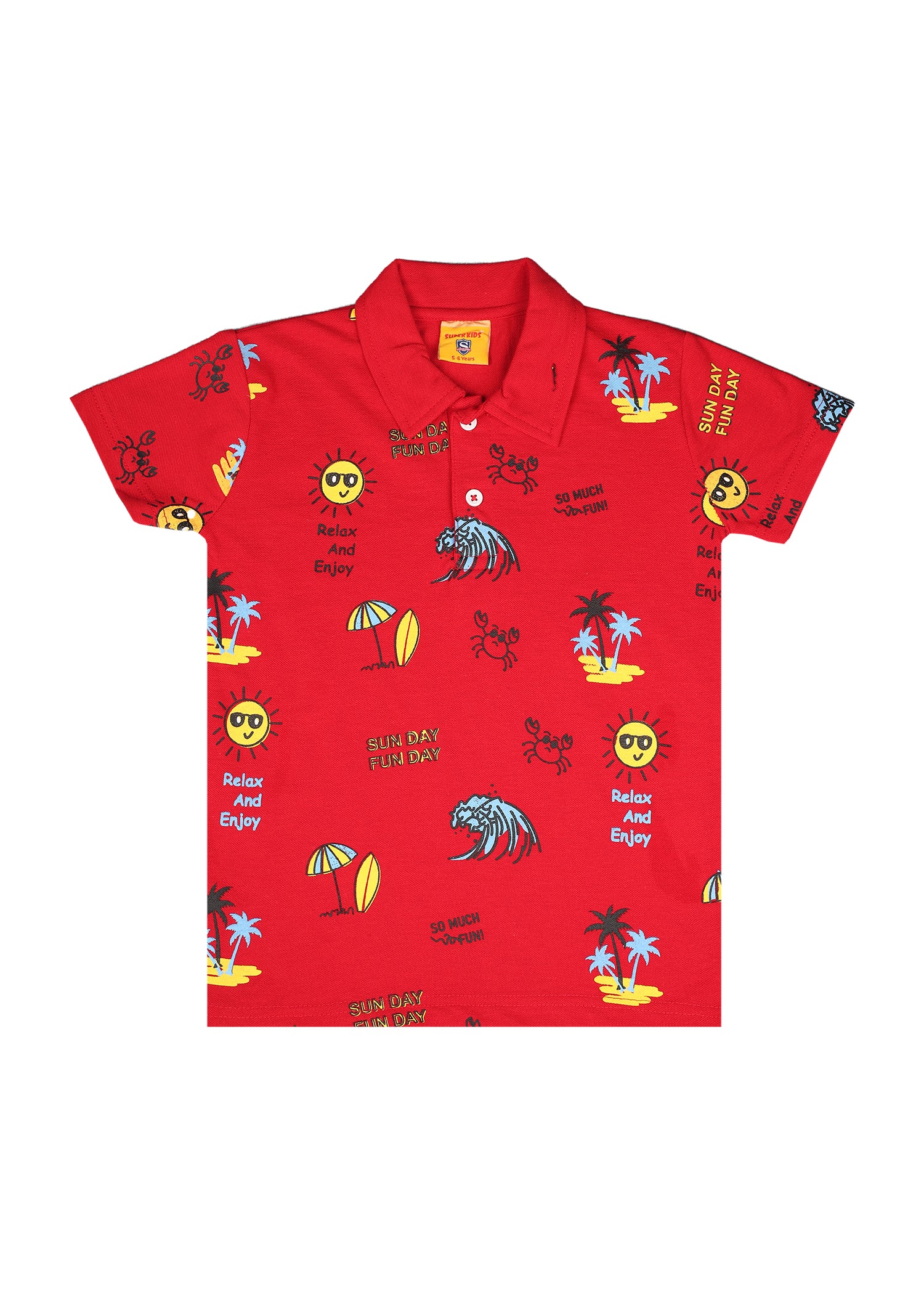 Printed Polo Shirt