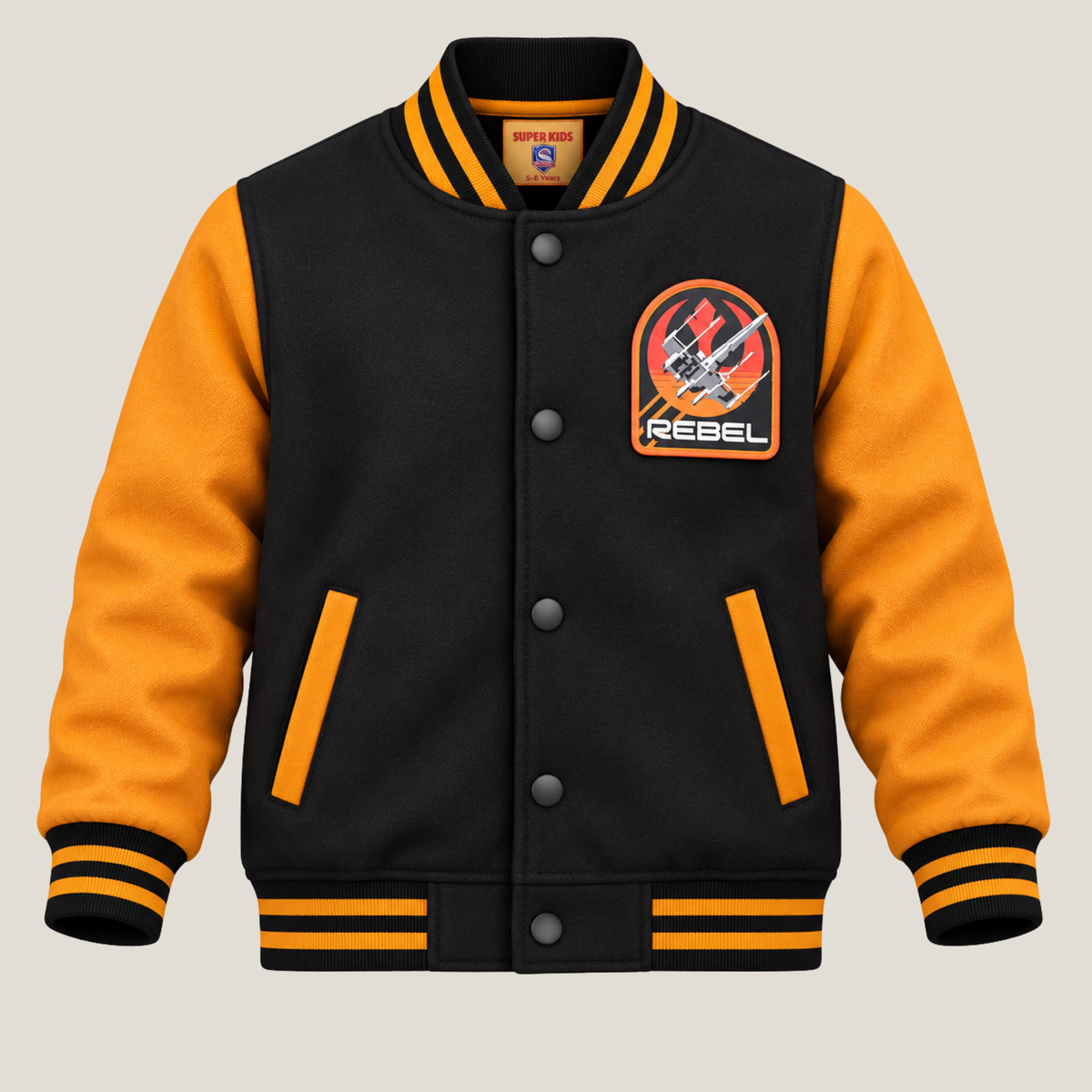 Rebel Grapic Varsity Jacket