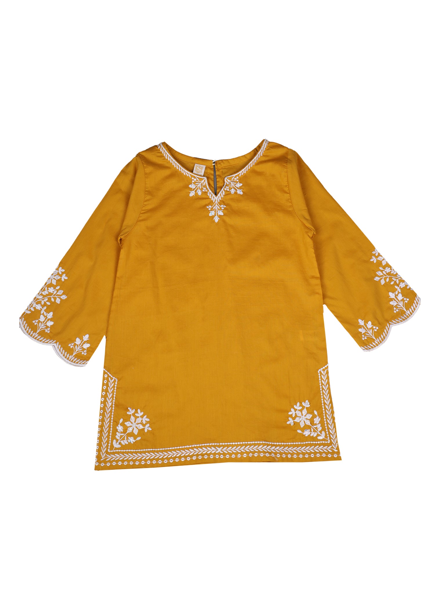 Hand Embroidered Kameez With Gharara