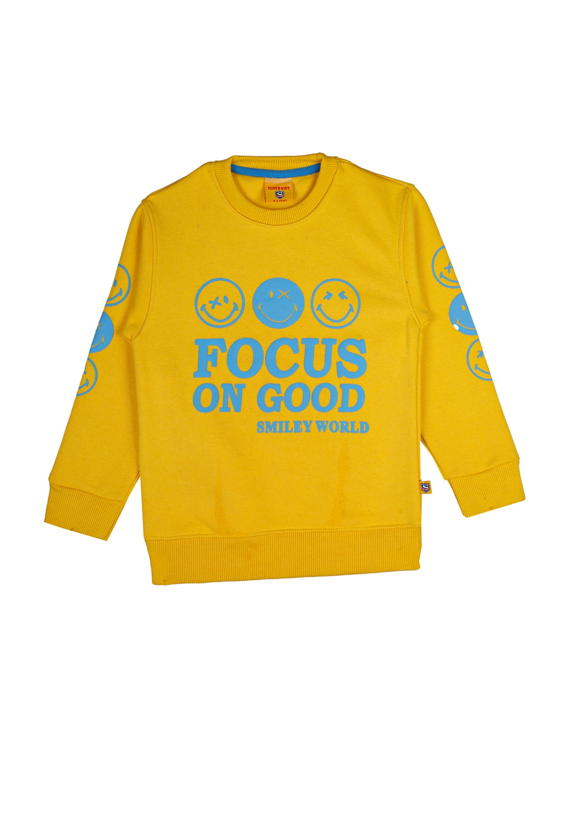 FOCUS ON GOOD SMIELY WORLD Grapic Sweatshirt