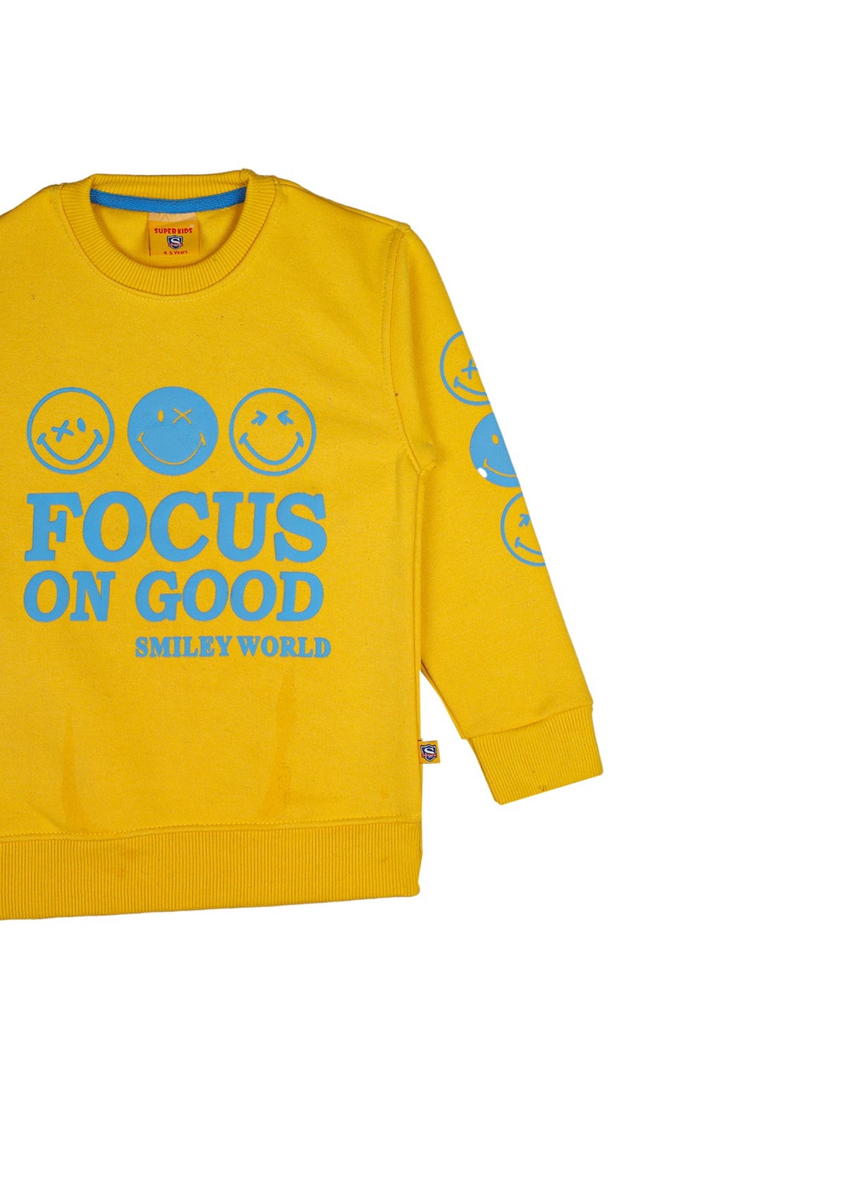 FOCUS ON GOOD SMIELY WORLD Grapic Sweatshirt