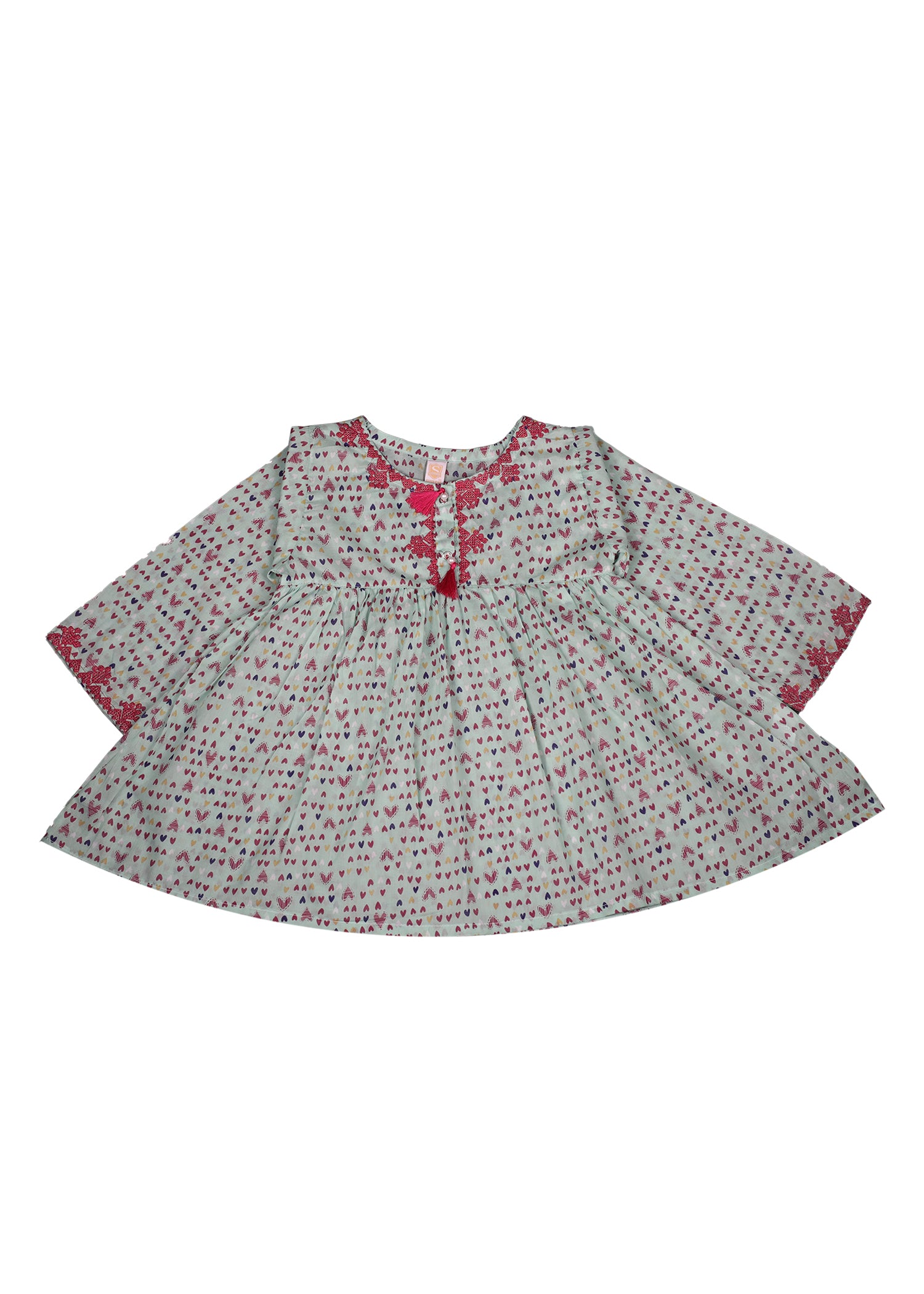 Embroiderd Frock With Shalwar