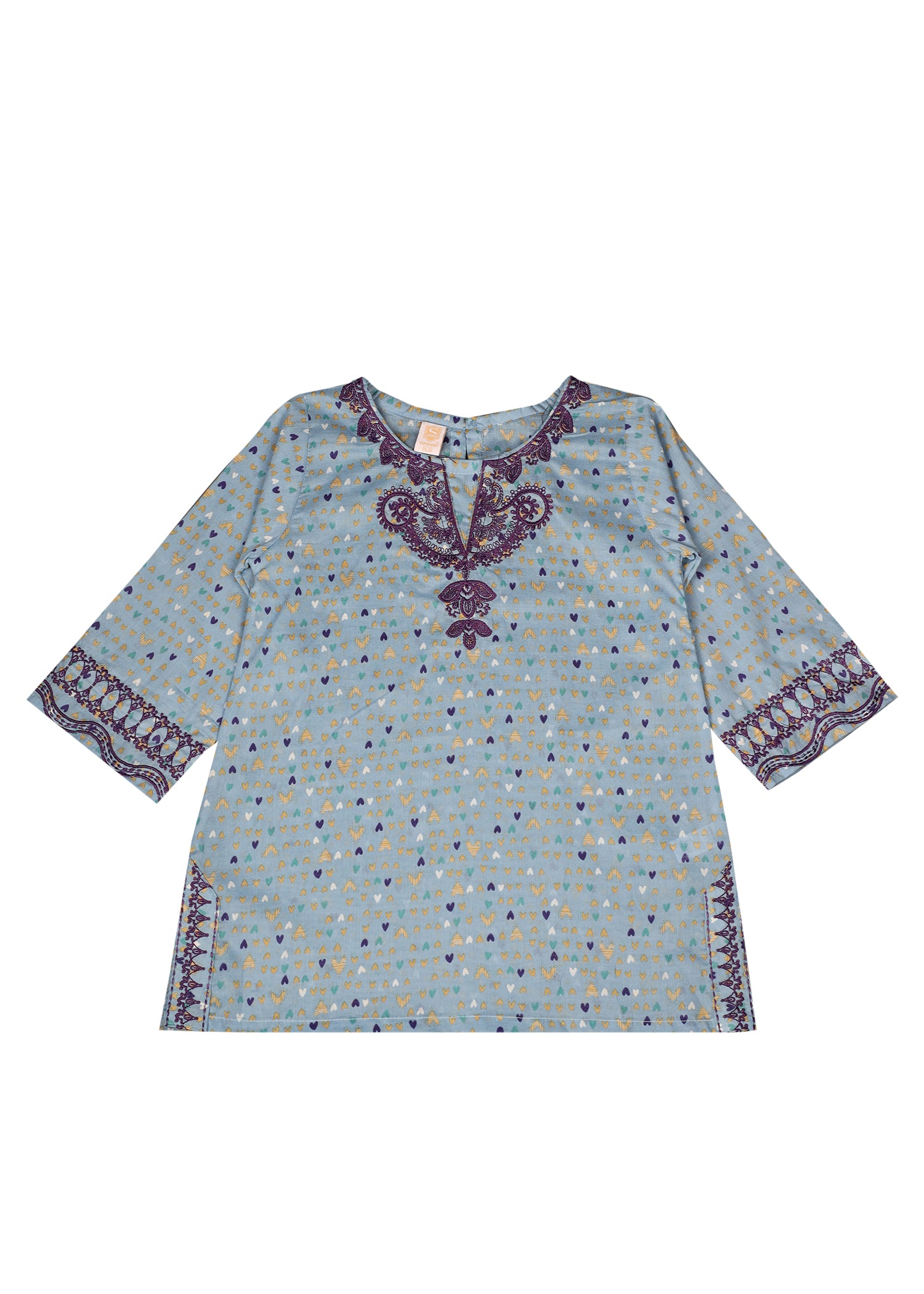 Embroidered Kameez With Trouser