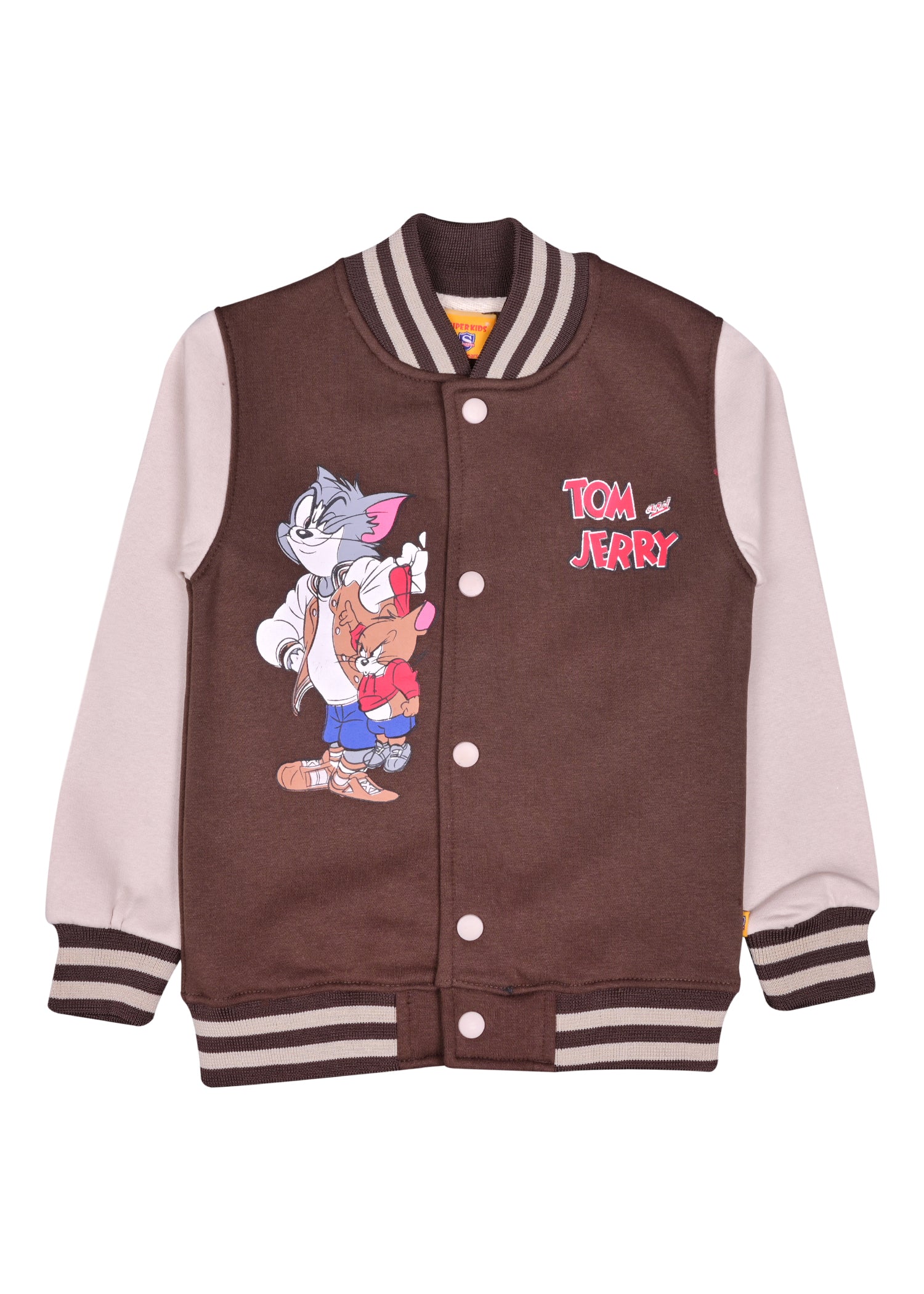 Tom And Jerry Grapic Varsity Jacket