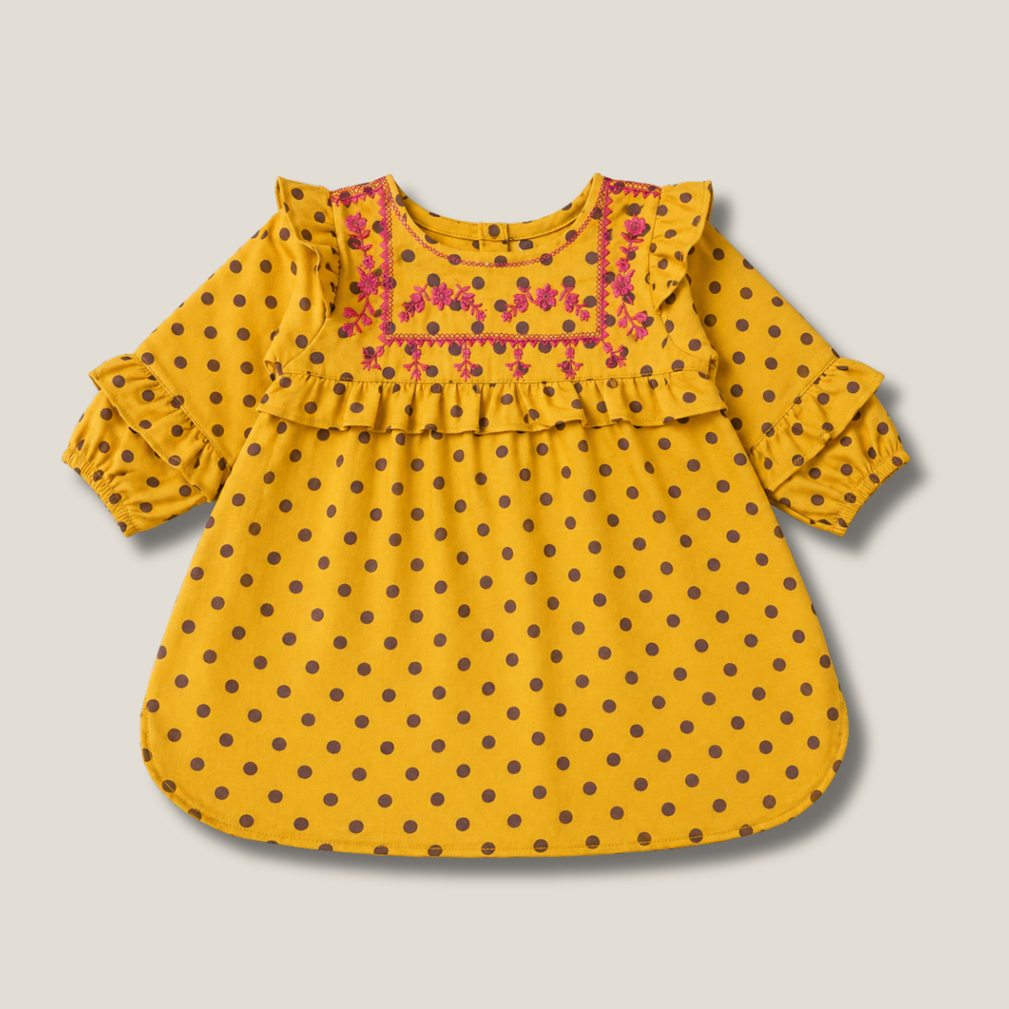 Golden Dots Top