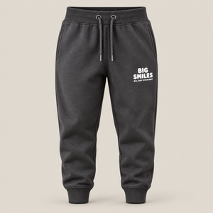 Boys charcoal fleece jogger pants from Big Smiles co-ord set