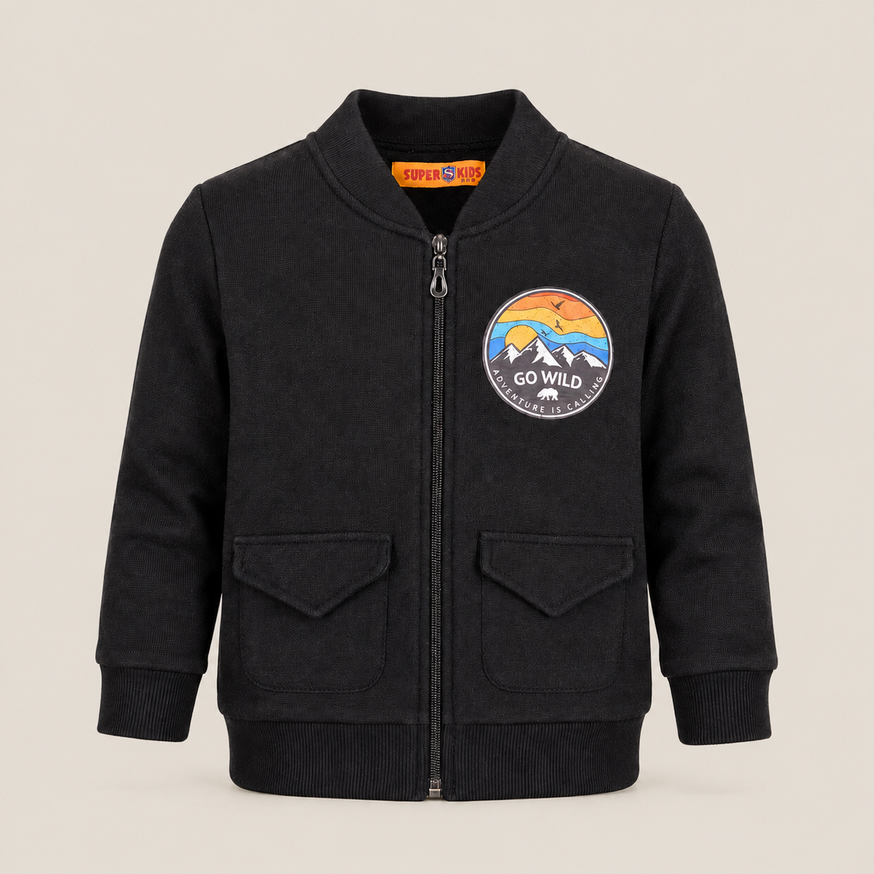 Adventure Is Calling Grapic Varsity Jacket