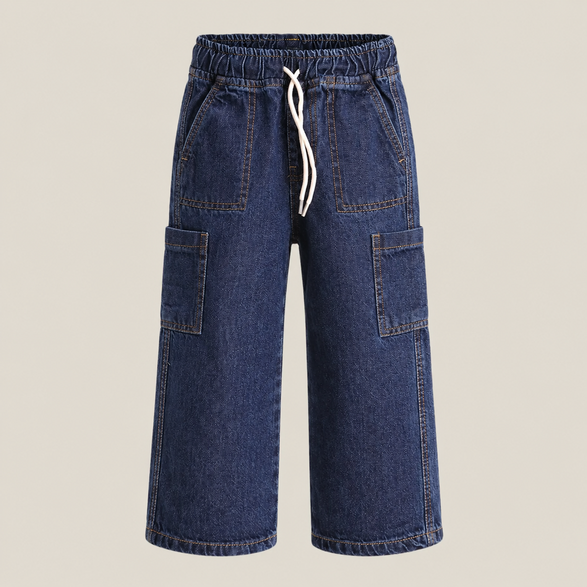 Boys navy blue baggy denim pants - Super Kids Clothing