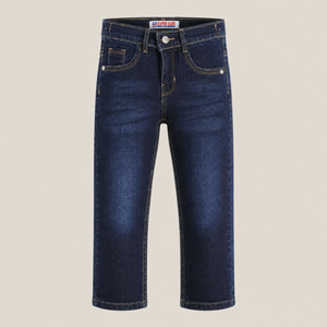 Boys slim fit navy blue denim pants - Super Kids Clothing