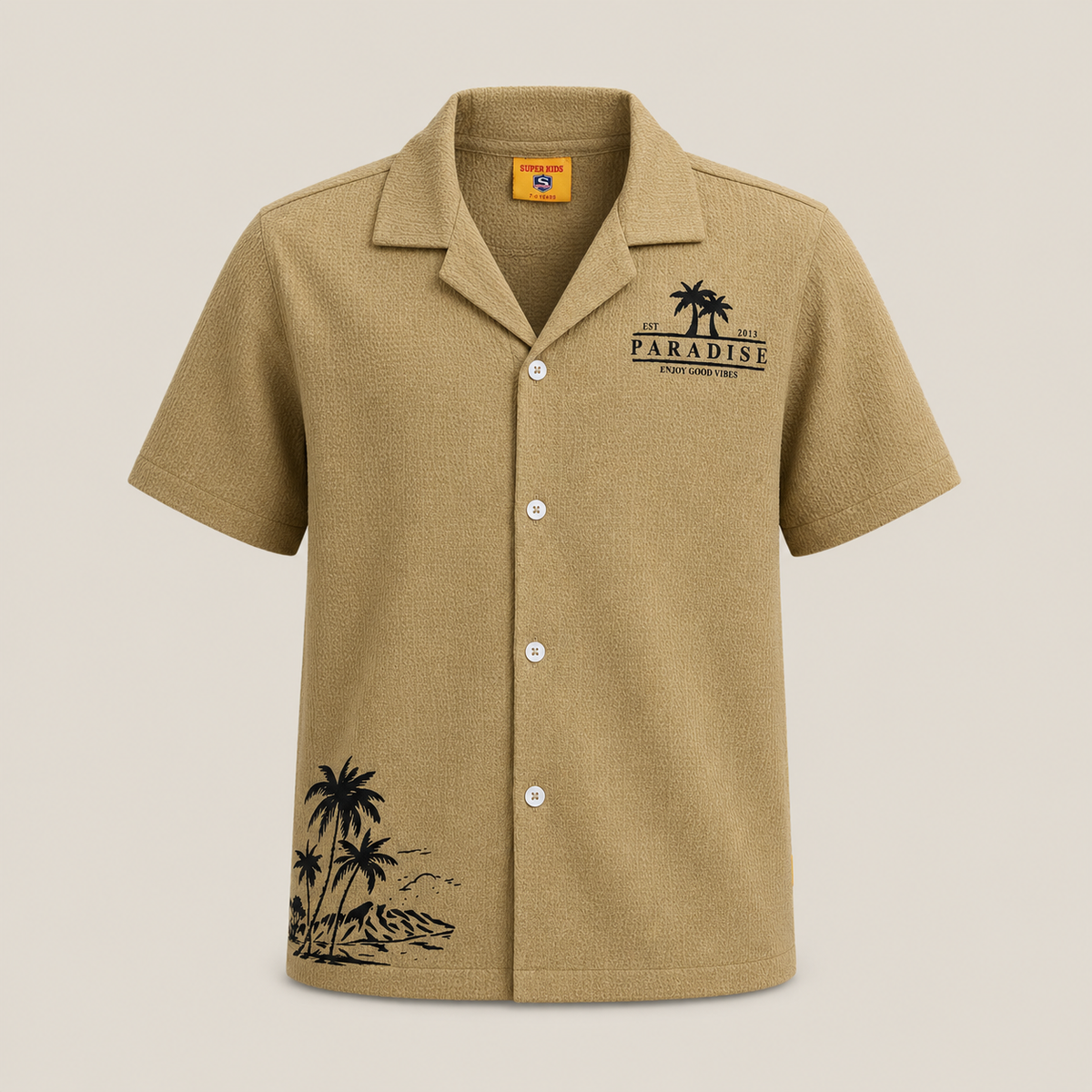 Boy's Relaxed Fit Resort Collor Shirt