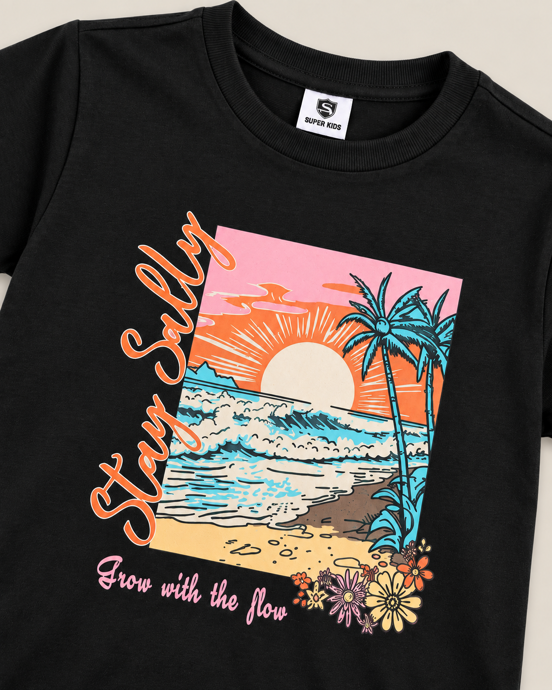 Kid's Down Shoulder T-Shirt