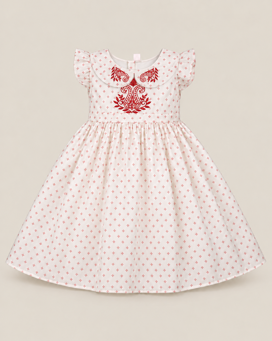 Embroidered Casual Frock