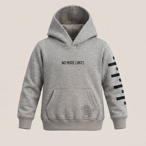 Boys grey No Limits fleece hoodie - Super Kids Clothing