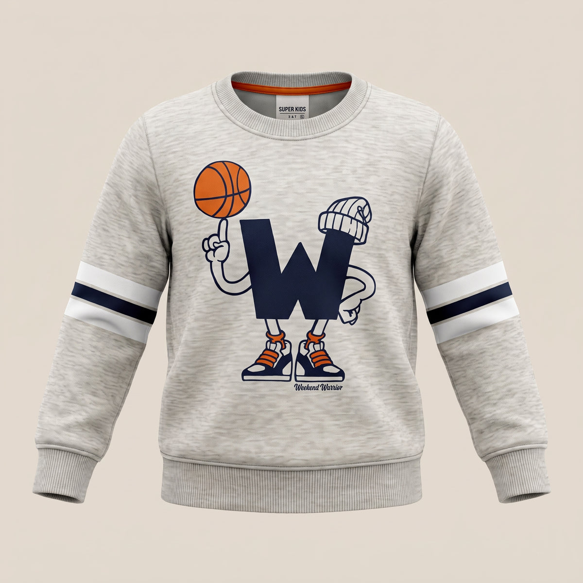 Weekend Warrior Basketball Graphic Sweatshirt