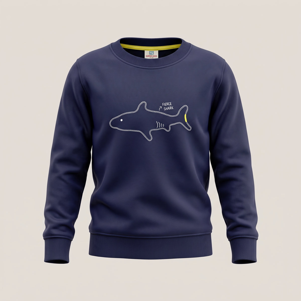 Fierce Shark Graphic Sweatshirt