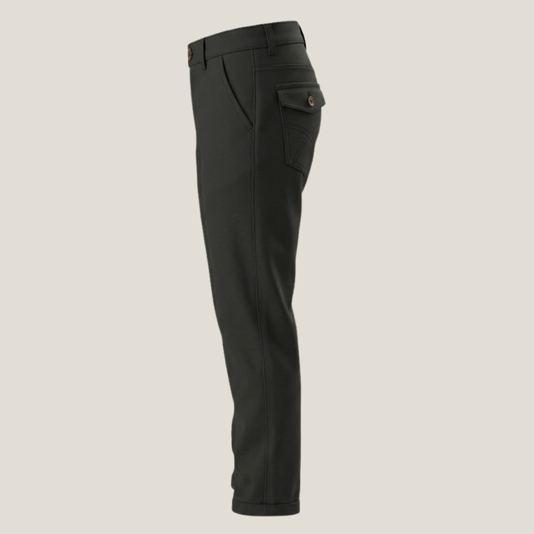 Midnight Black Chino Pant