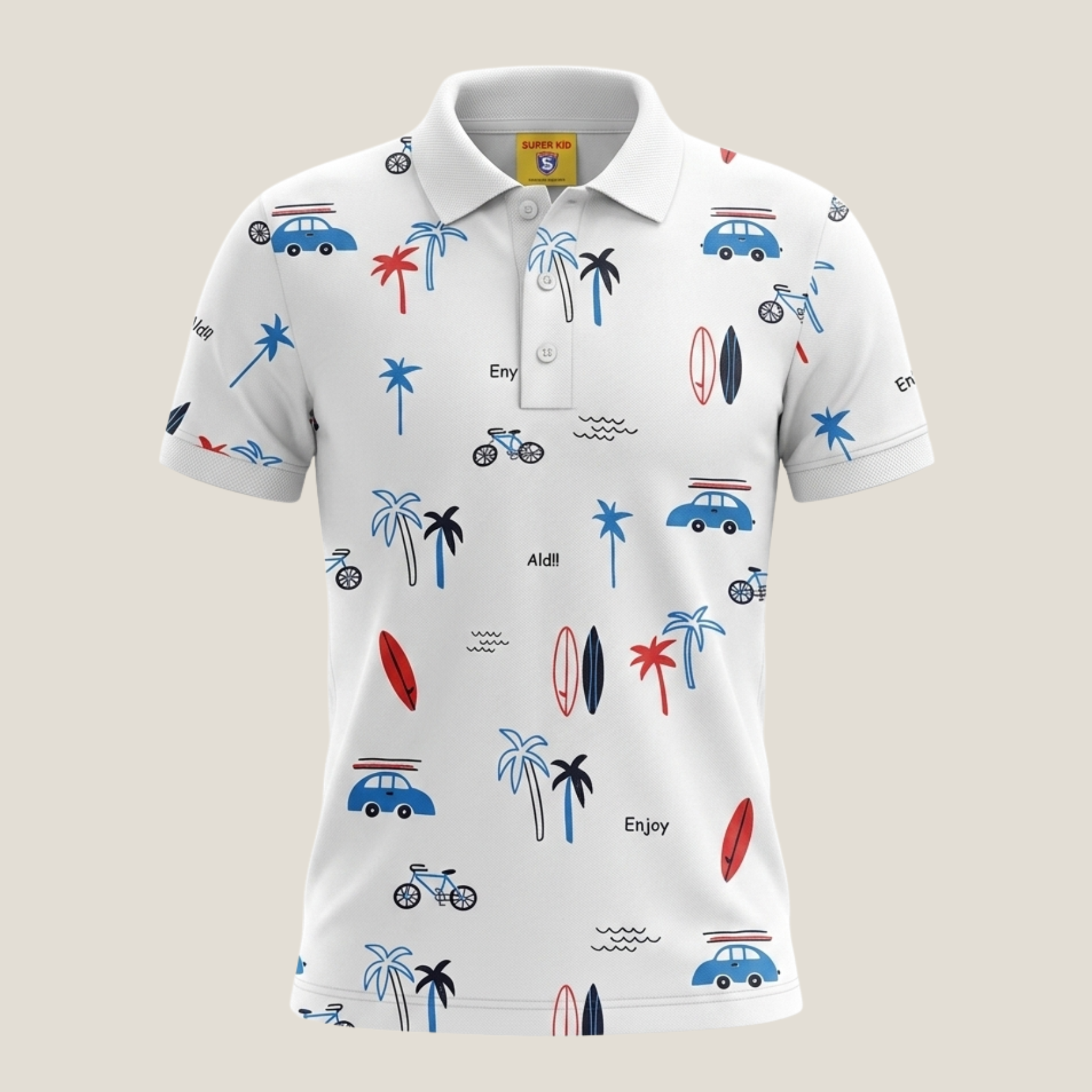 Printed Polo Shirt