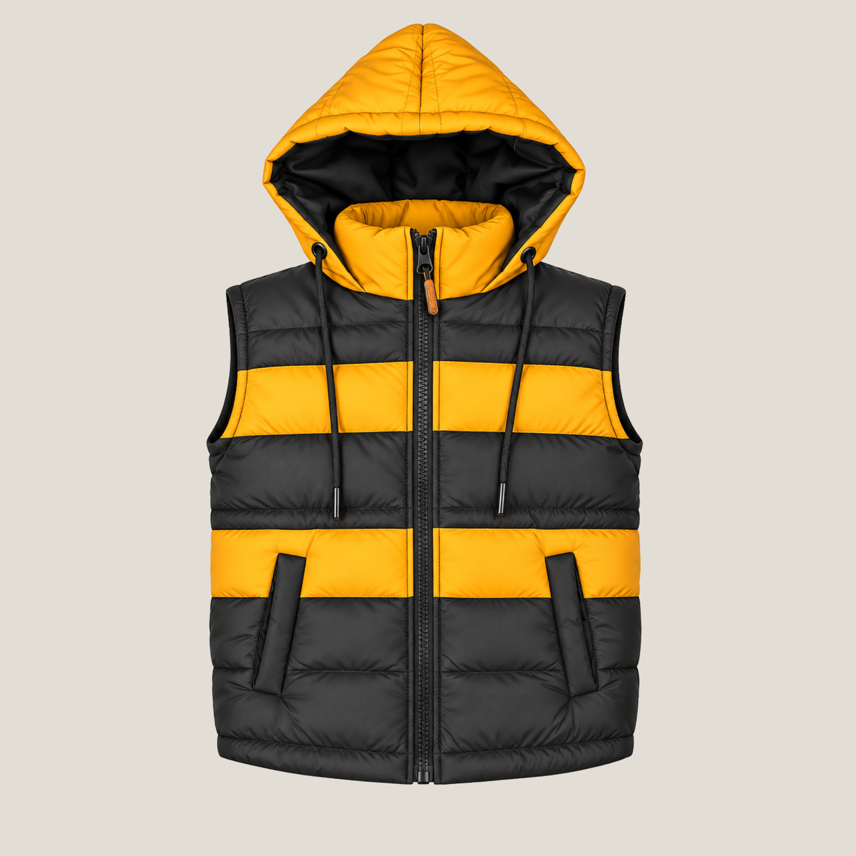 Sleeveless Zipper Jacket